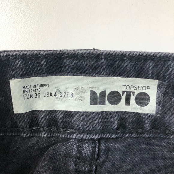 Topshop Moto Denim Mini Skirt - Picture 4 of 4